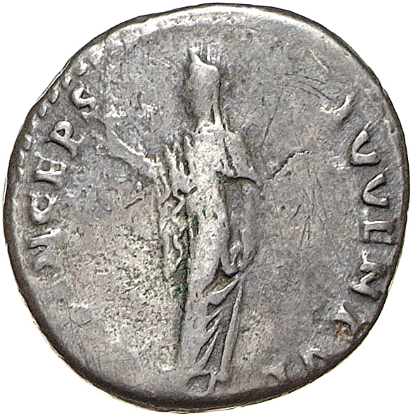 RIC II, Part 1 (second edition) Vespasian 788 Vespasian reverse, Spes standing, left holding flower in right and raising s...