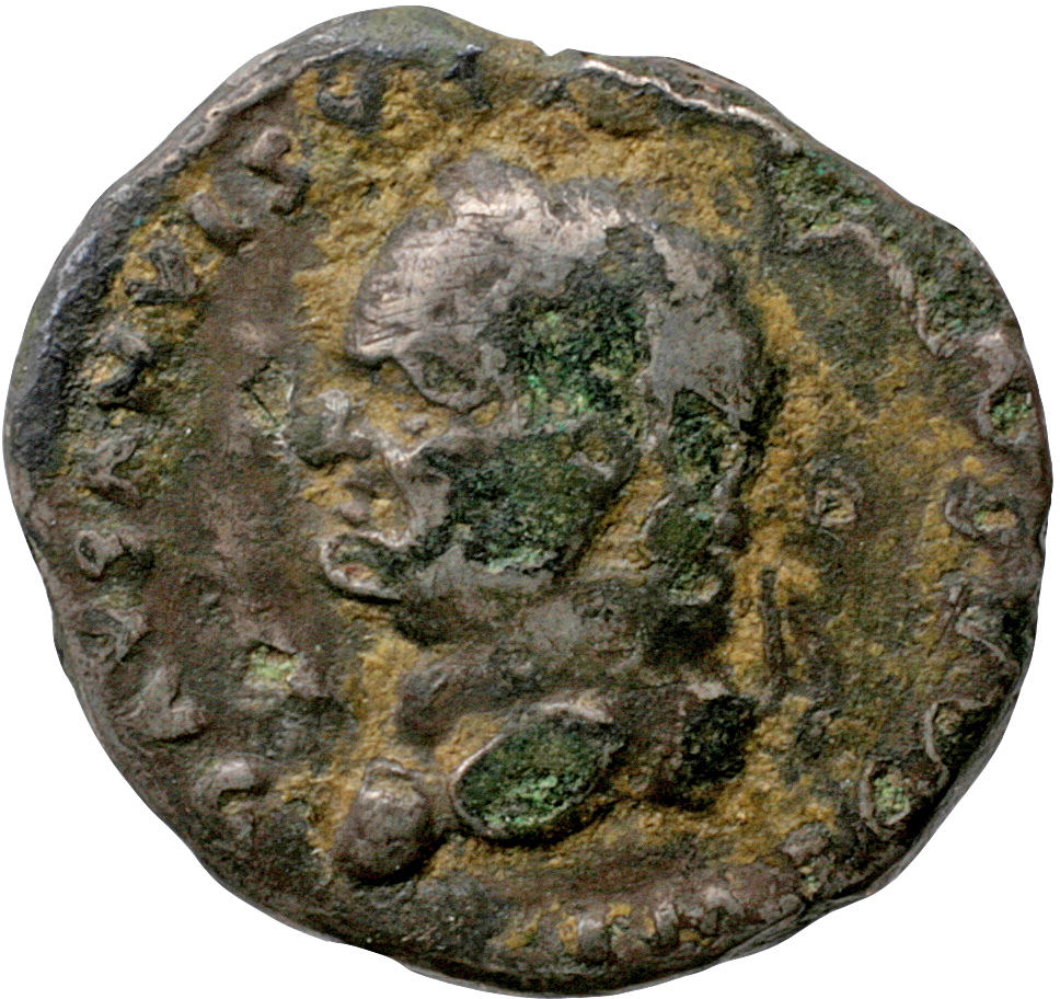 RIC II, Part 1 (second edition) Vespasian 842 Vespasian obverse, Head of Vespasian, laureate, left