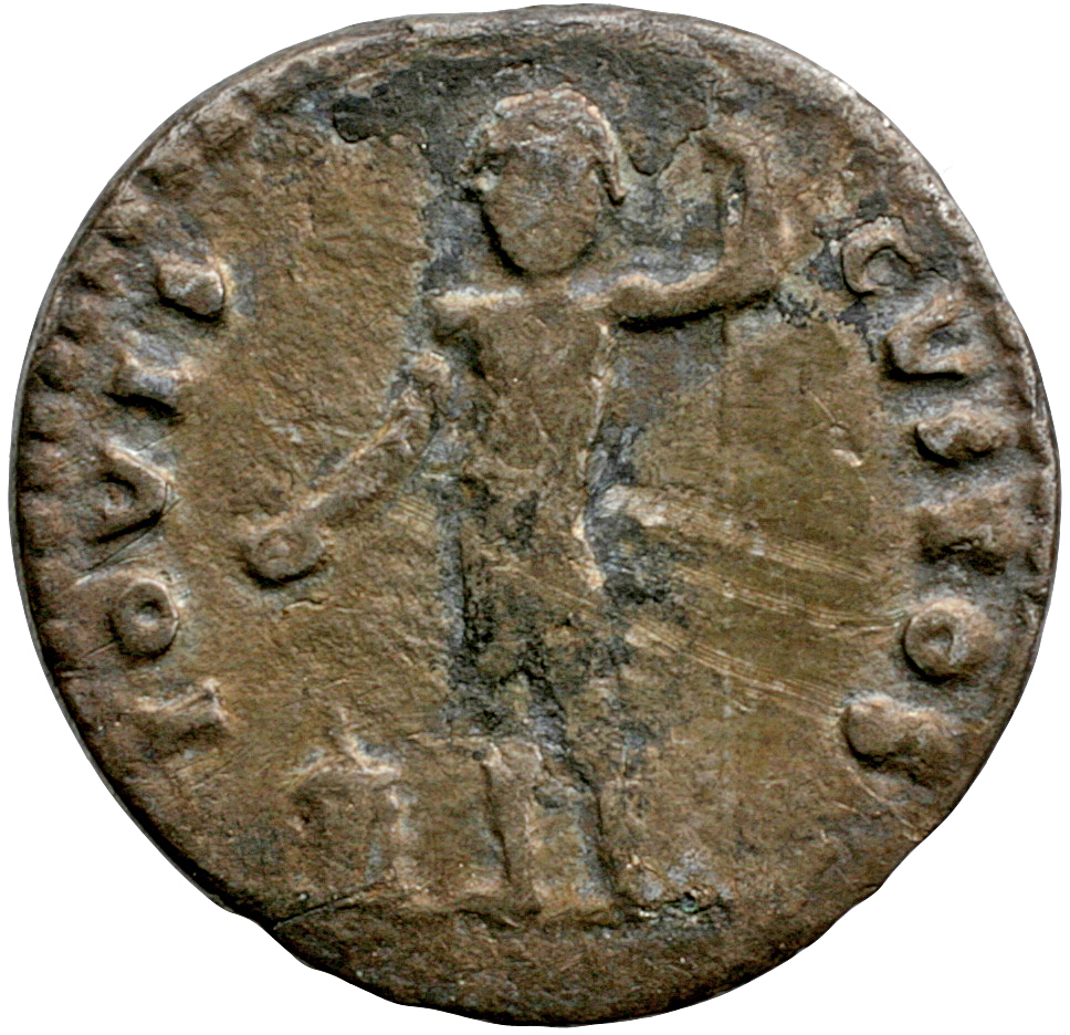 RIC II, Part 1 (second edition) Vespasian 849 Vespasian reverse, Jupiter, bearded, naked, standing facing, sacrificing out...