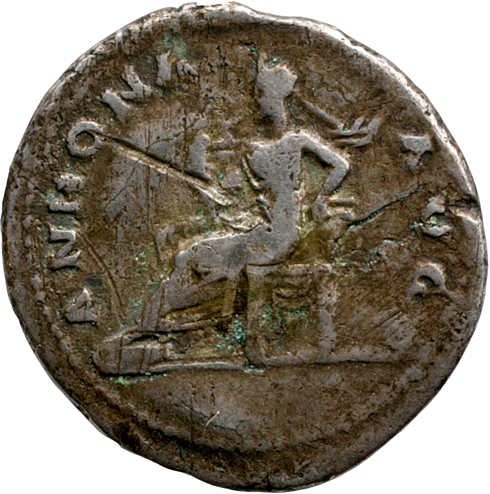 RIC II, Part 1 (second edition) Vespasian 964 Vespasian reverse, Annona, draped, seated left on throne, feet on stool, hol...