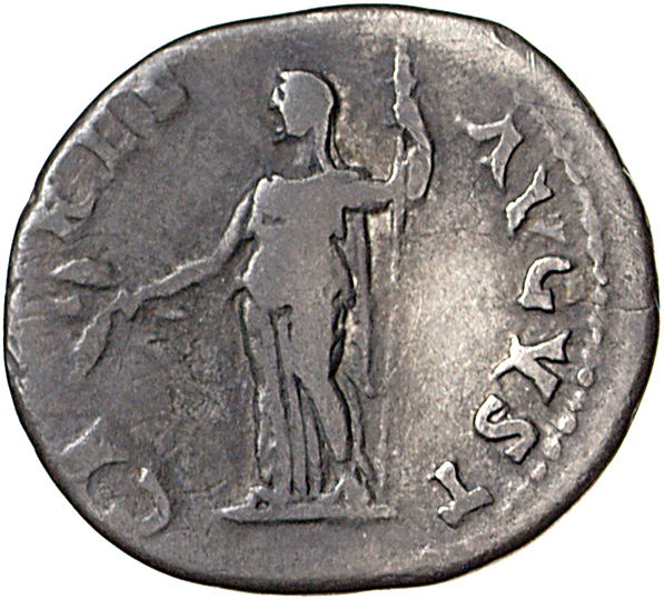 RIC II, Part 1 (second edition) Vespasian 968 Vespasian reverse, Ceres standing left, holding corn ears, poppy, and sceptre