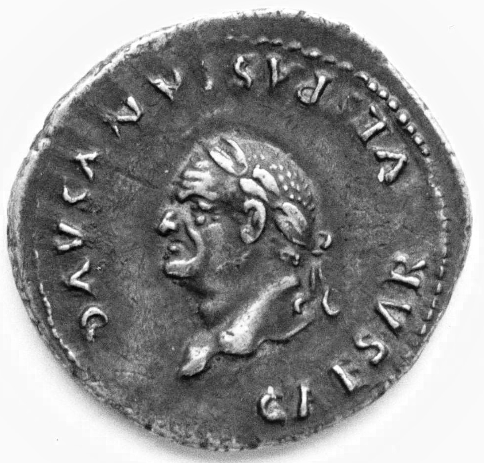 RIC II, Part 1 (second edition) Vespasian 970 Vespasian obverse, Head of Vespasian, laureate, left