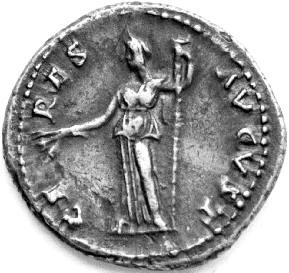 RIC II, Part 1 (second edition) Vespasian 970 Vespasian reverse, Ceres standing left, holding corn ears, poppy, and sceptre