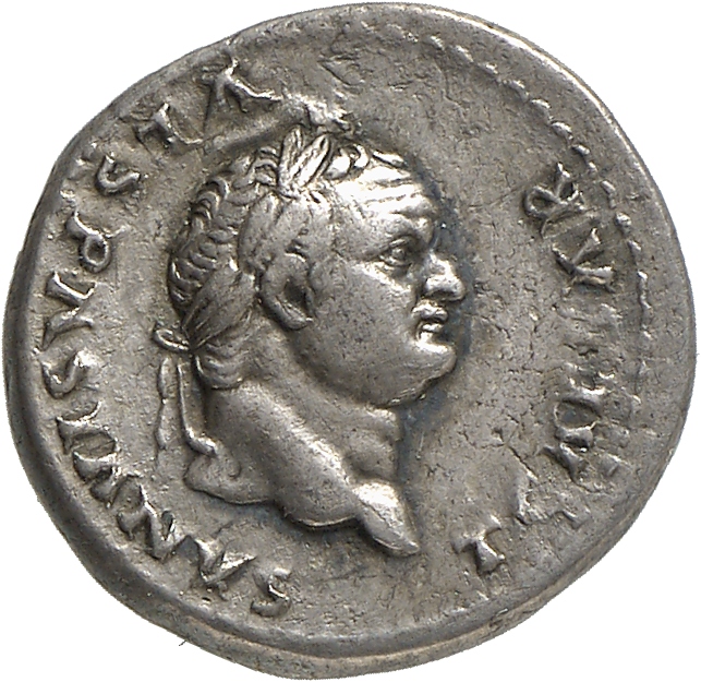 RIC II, Part 1 (second edition) Vespasian 972 Vespasian obverse, Head of Titus, laureate, right