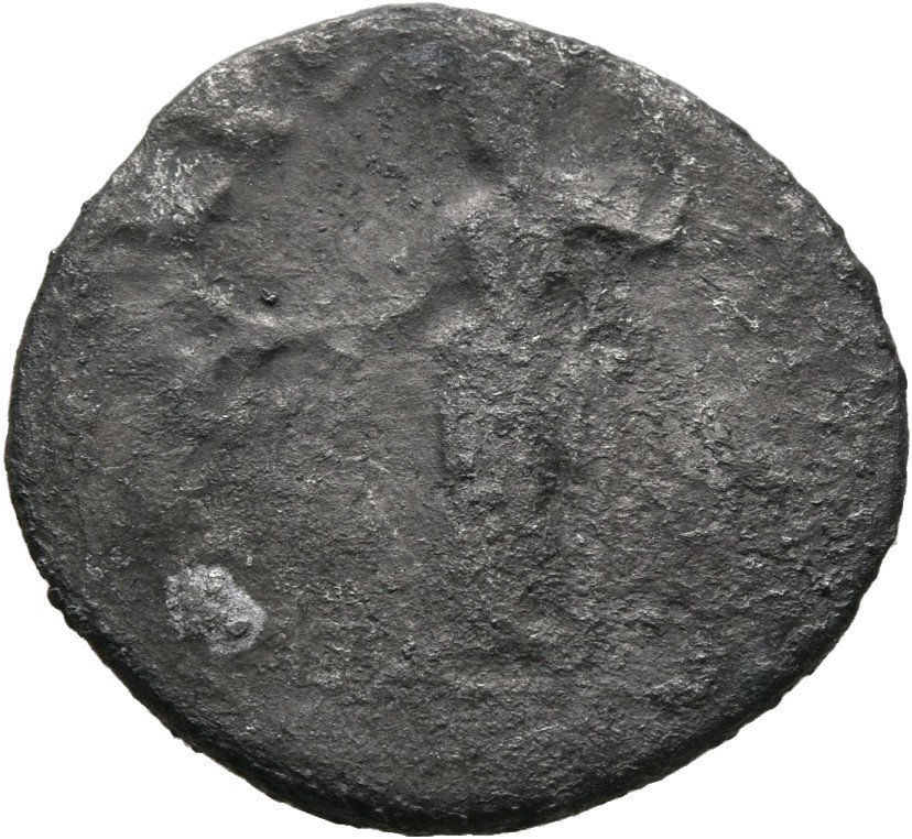 Vespasian reverse — Ceres standing left, holding corn ears, poppy, and sceptre