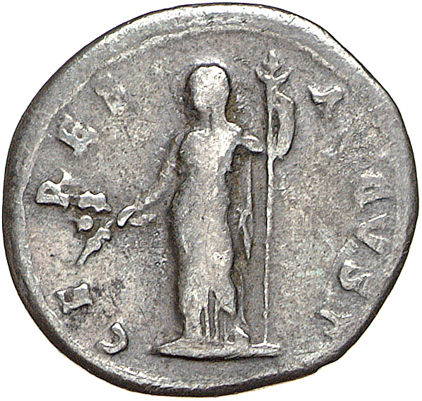 RIC II, Part 1 (second edition) Vespasian 976 Vespasian reverse, Ceres standing left, holding corn ears, poppy, and sceptre