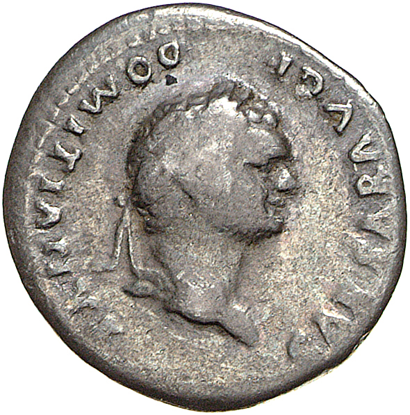 RIC II, Part 1 (second edition) Vespasian 976 Vespasian obverse, Head of Domitian, laureate, right