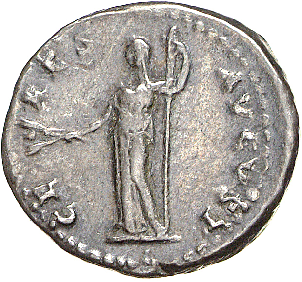 RIC II, Part 1 (second edition) Vespasian 976 Vespasian reverse, Ceres standing left, holding corn ears, poppy, and sceptre