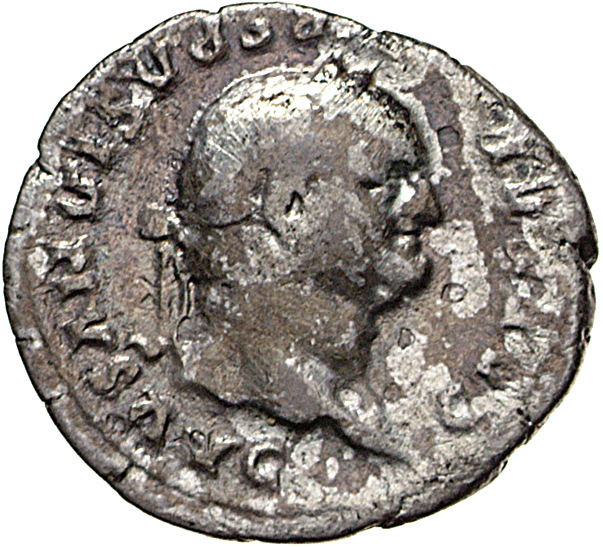 RIC II, Part 1 (second edition) Vespasian 980 Vespasian obverse, Head of Vespasian, laureate, right