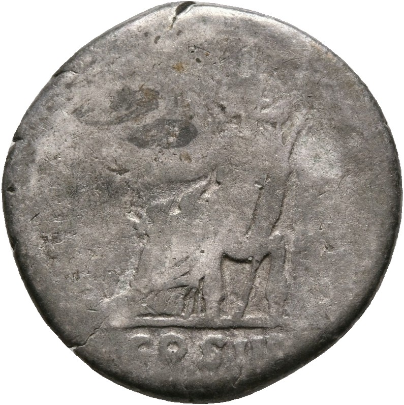 RIC II, Part 3 (second edition) Hadrian 1016 Hadrian reverse, Indulgentia seated left, extending hand and holding sceptre