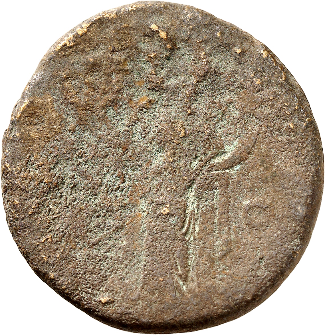 RIC II, Part 3 (second edition) Hadrian 1026-1035 Hadrian reverse, Justitia seated left, holding patera and sceptre