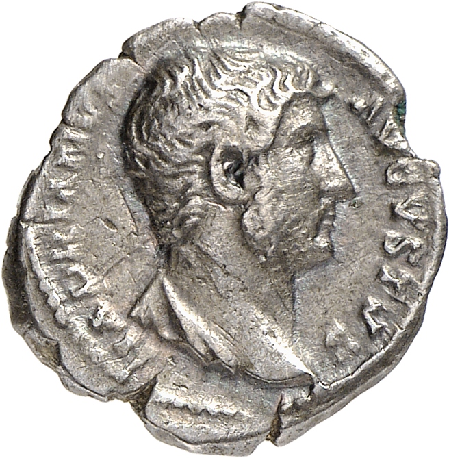RIC II, Part 3 (second edition) Hadrian 1027 Hadrian obverse, Head of Hadrian, right