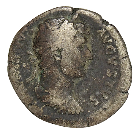 RIC II, Part 3 (second edition) Hadrian 1049 Hadrian obverse, Bust of Hadrian, laureate, draped and cuirassed, right, view...