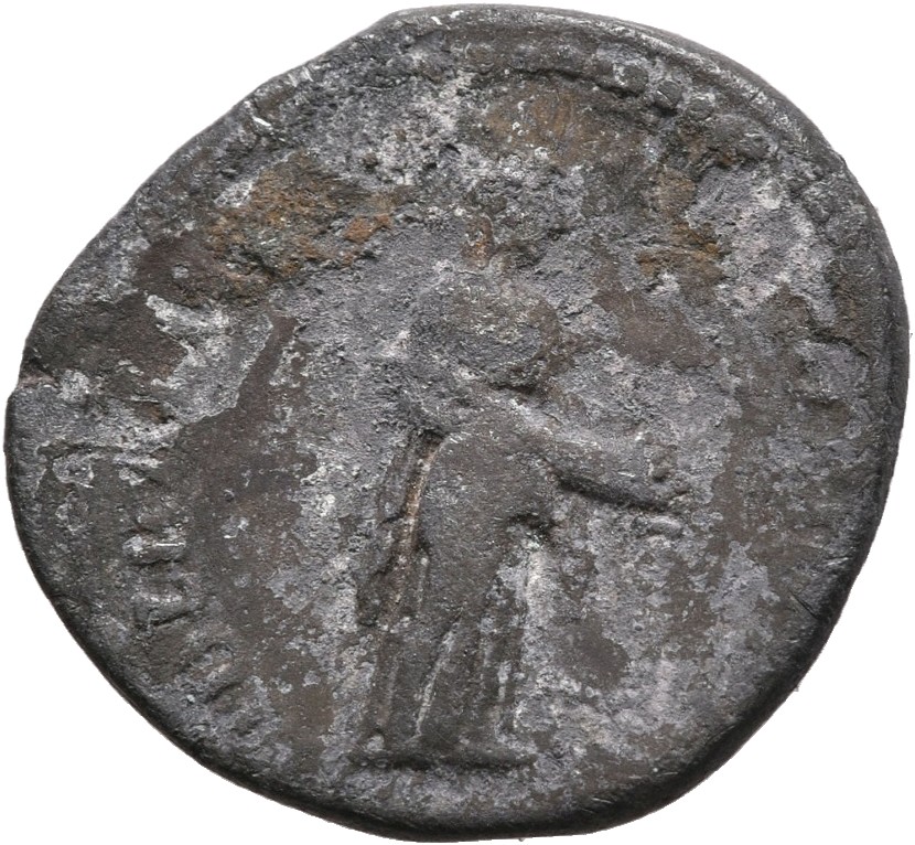 RIC II, Part 3 (second edition) Hadrian 1101 Hadrian reverse, Liberalitas standing right, emptying cornucopia held in both...