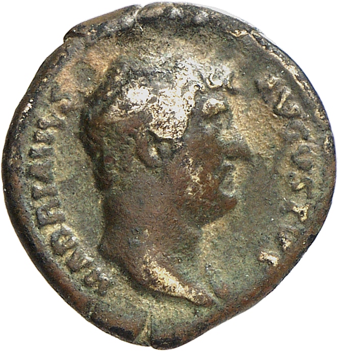 RIC II, Part 3 (second edition) Hadrian 1109 Hadrian obverse, Head of Hadrian, right