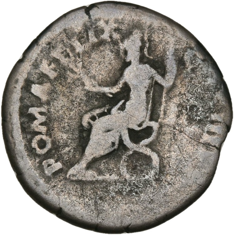 RIC II, Part 3 (second edition) Hadrian 1119 Hadrian reverse, Roma seated left, holding branch and sceptre