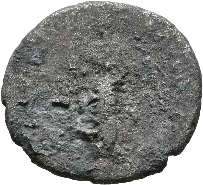 RIC II, Part 3 (second edition) Hadrian 1133 Hadrian reverse, Tranquillitas standing left, holding sceptre and resting arm...