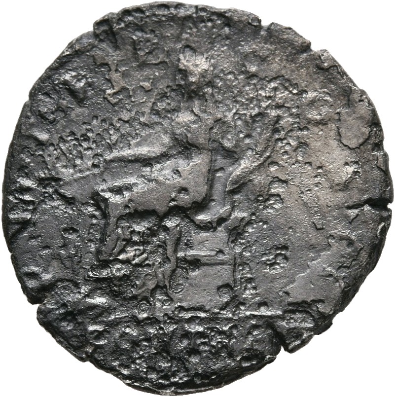 RIC II, Part 3 (second edition) Hadrian 116 Hadrian reverse, Fortuna seated left, holding rudder and cornucopia