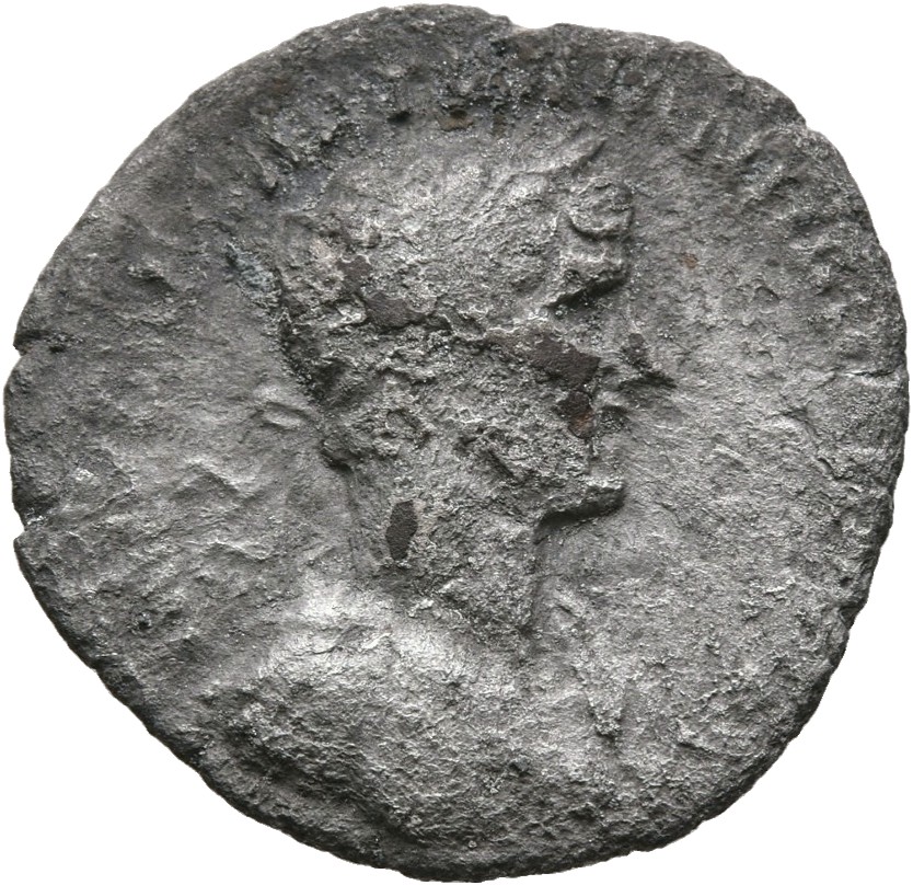 RIC II, Part 3 (second edition) Hadrian 116 Hadrian obverse, Bust of Hadrian, laureate, draped and cuirassed, right, viewe...