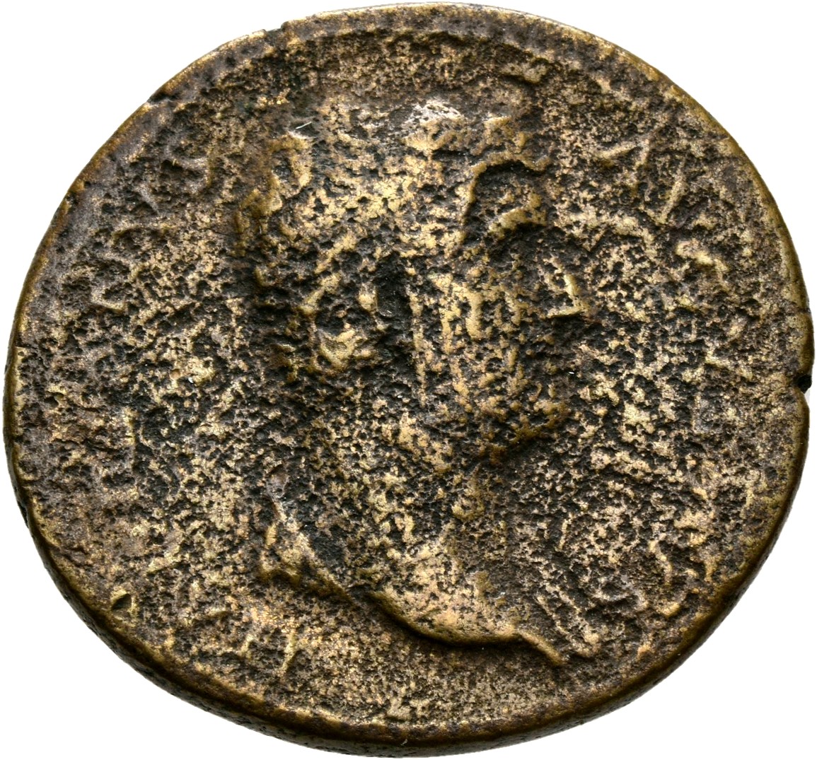 RIC II, Part 3 (second edition) Hadrian 1189 Hadrian obverse, Bust of Hadrian, bare chest, traces of drapery on far should...