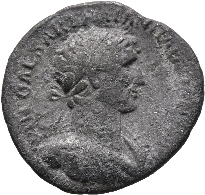 RIC II, Part 3 (second edition) Hadrian 119 Hadrian obverse, Bust of Hadrian, laureate, draped and cuirassed, right, viewe...