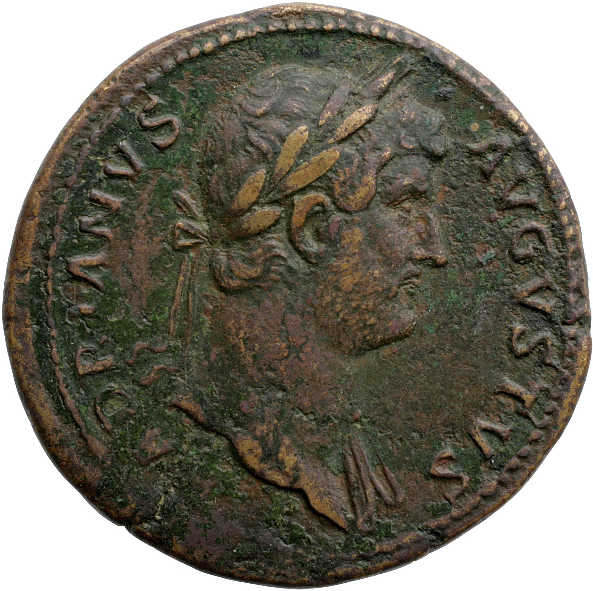 RIC II, Part 3 (second edition) Hadrian 1258 Hadrian obverse, Head of Hadrian, laureate, right