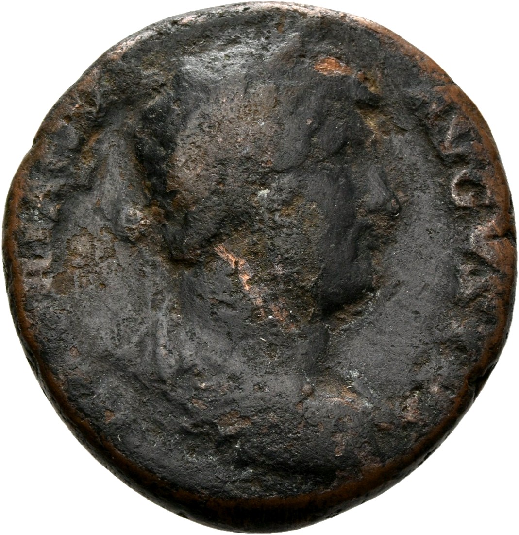 RIC II, Part 3 (second edition) Hadrian 1266 Hadrian obverse, Bust of Hadrian, laureate, draped, right, viewed from rear o...
