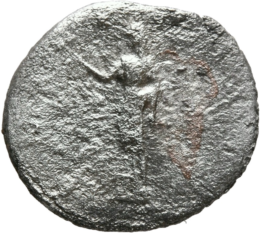RIC II, Part 3 (second edition) Hadrian 127 Hadrian reverse, Pietas, veiled, standing left, raising hand
