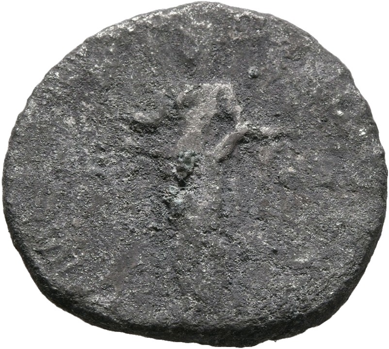 RIC II, Part 3 (second edition) Hadrian 130 Hadrian reverse, Aeternitas standing facing, head left, holding busts of the S...