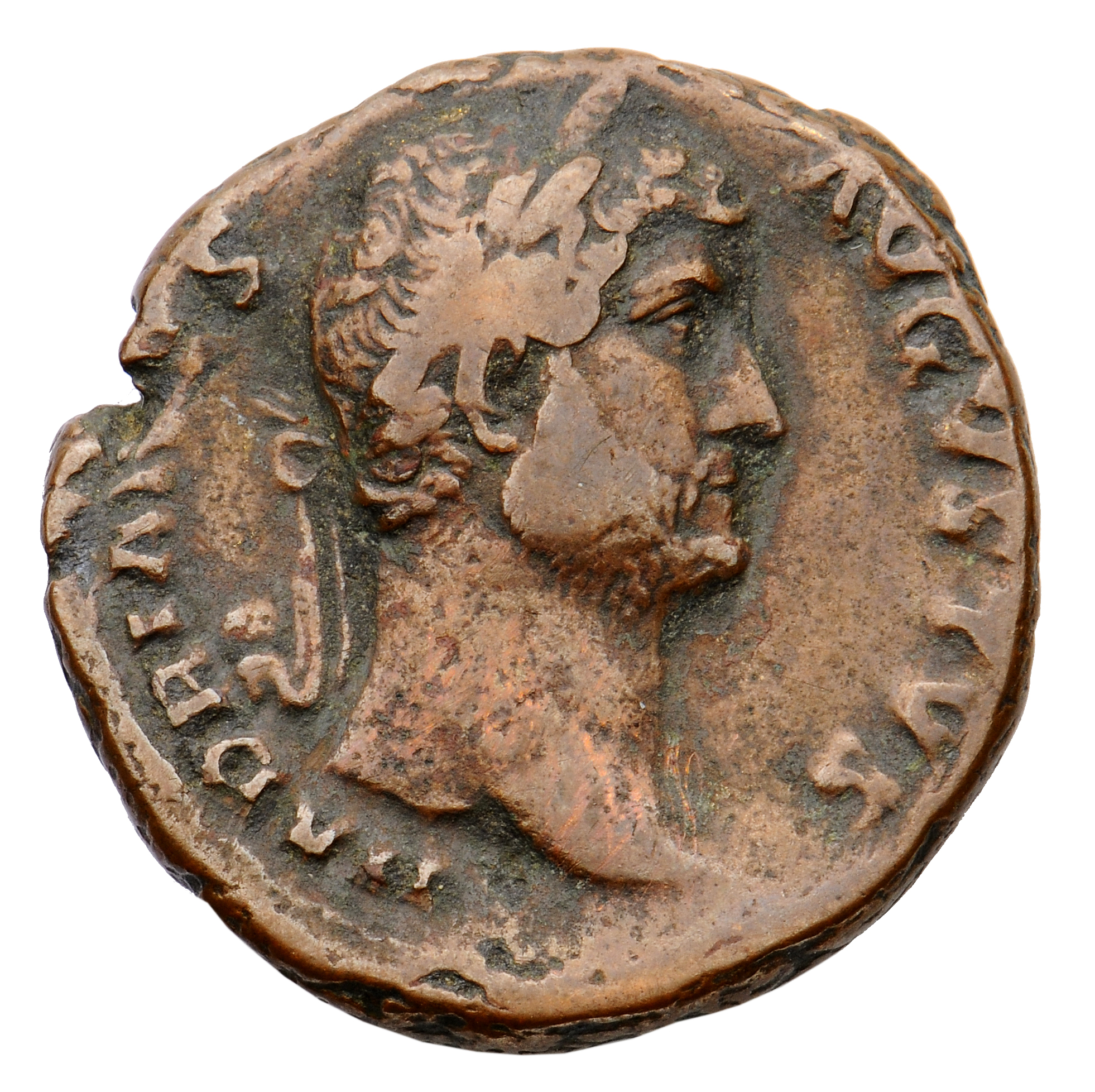RIC II, Part 3 (second edition) Hadrian 1372 Hadrian obverse, Head of Hadrian, laureate, right