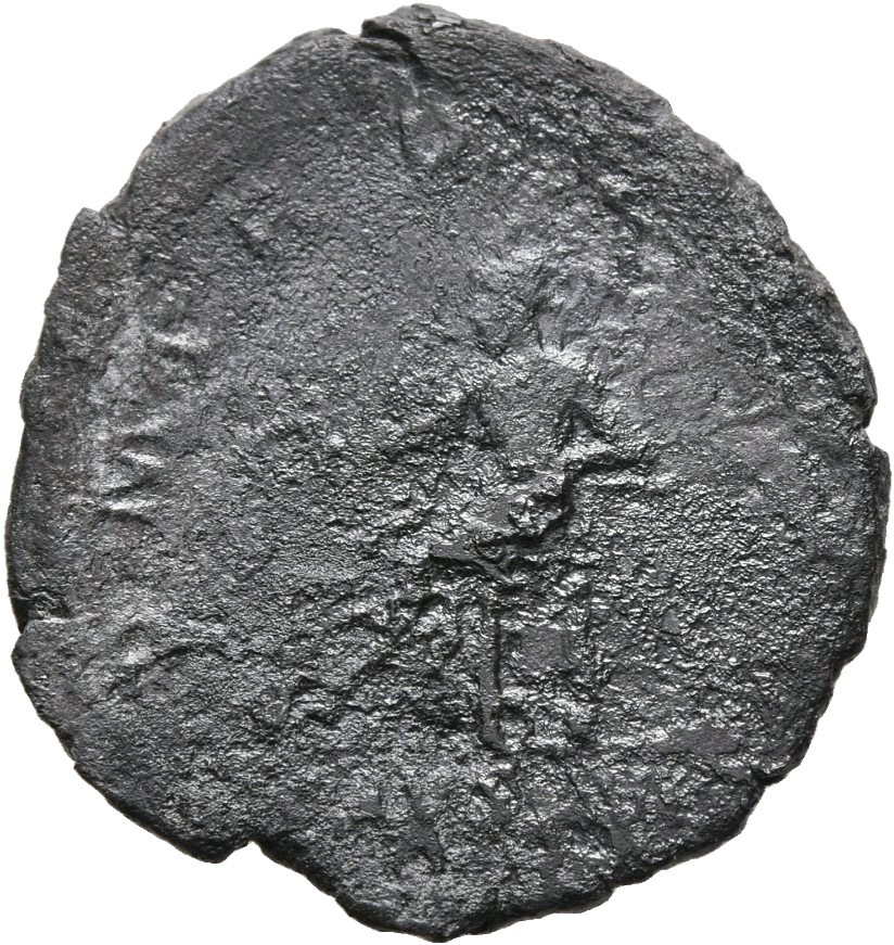 RIC II, Part 3 (second edition) Hadrian 138 Hadrian reverse, Salus, seated left, holding patera, feeding snake coiled arou...