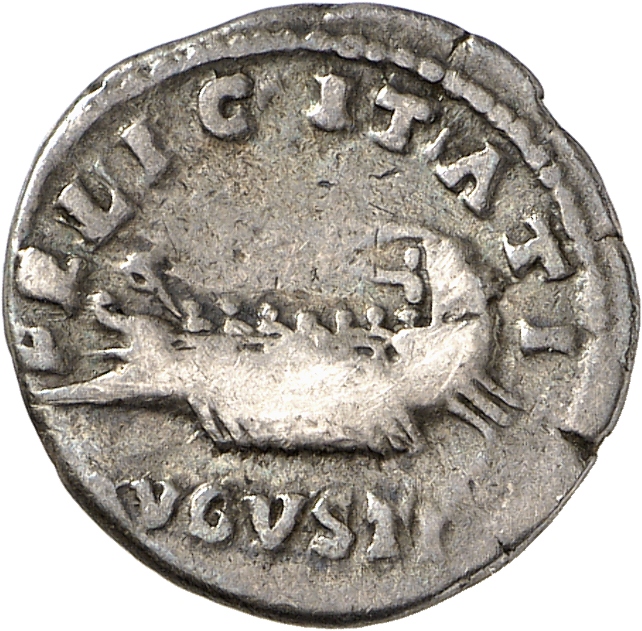 RIC II, Part 3 (second edition) Hadrian 1400 Hadrian reverse, Ship, left