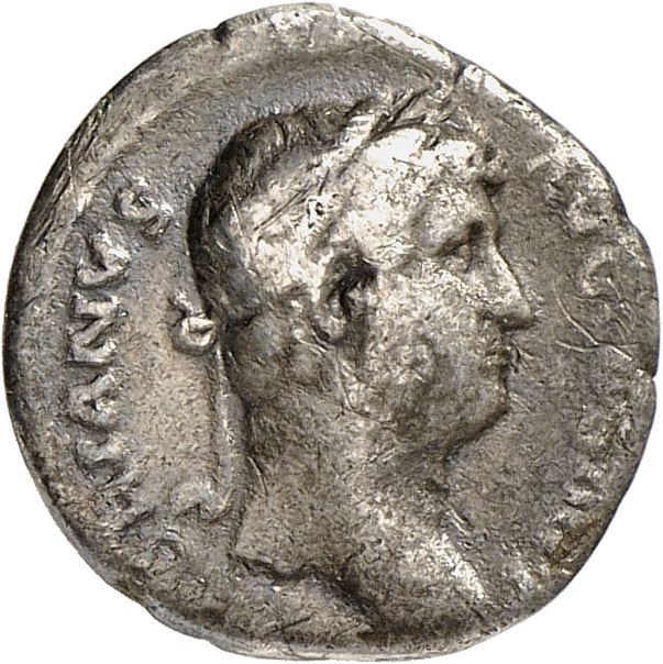 RIC II, Part 3 (second edition) Hadrian 1405 Hadrian obverse, Head of Hadrian, laureate, right
