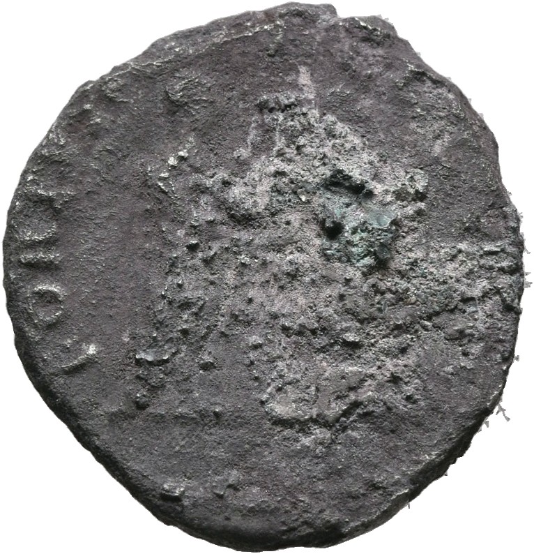 RIC II, Part 3 (second edition) Hadrian 1410 Hadrian reverse, Fortuna seated left, holding rudder and cornucopia