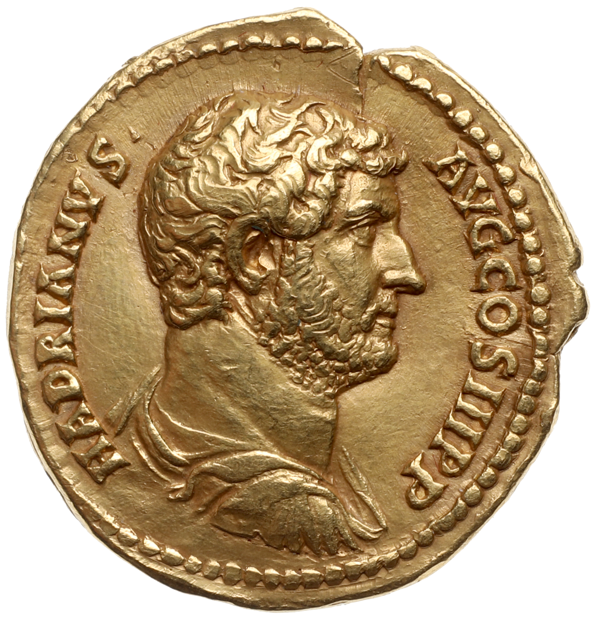 RIC II, Part 3 (second edition) Hadrian 1480 Hadrian obverse, Bust of Hadrian, draped and cuirassed, right, viewed from re...