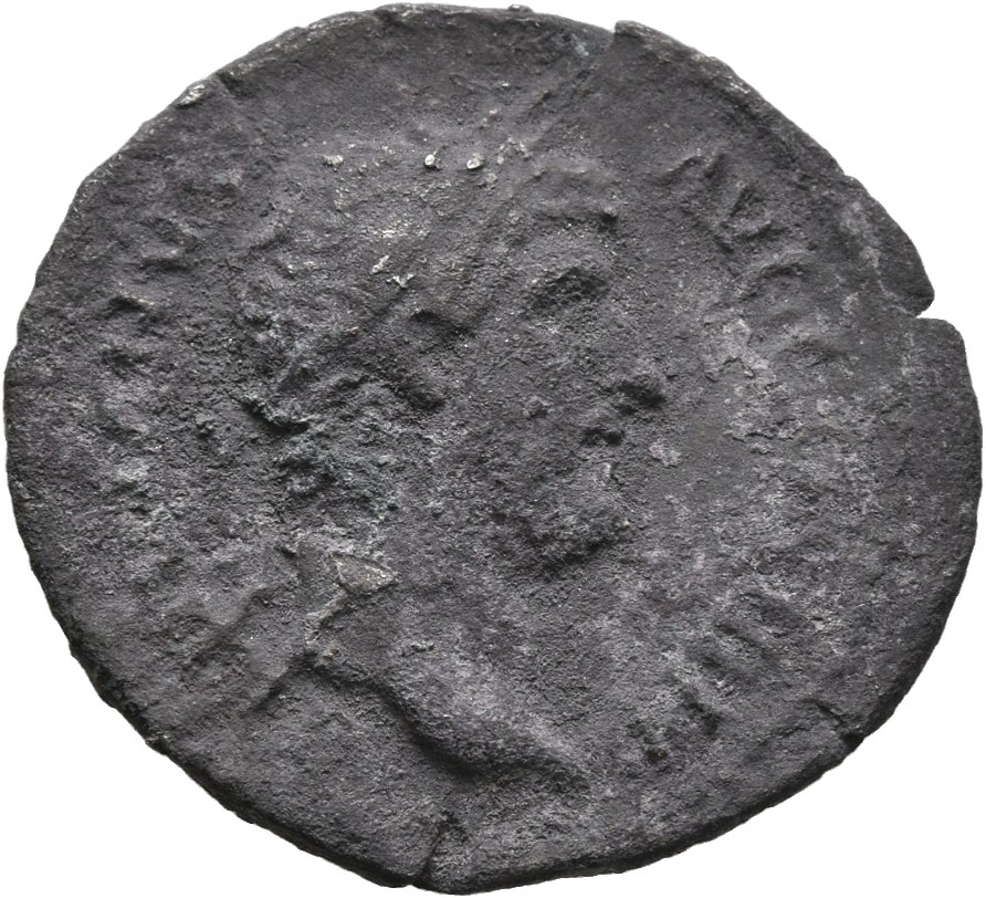 RIC II, Part 3 (second edition) Hadrian 1481 Hadrian obverse, Head of Hadrian, laureate, right
