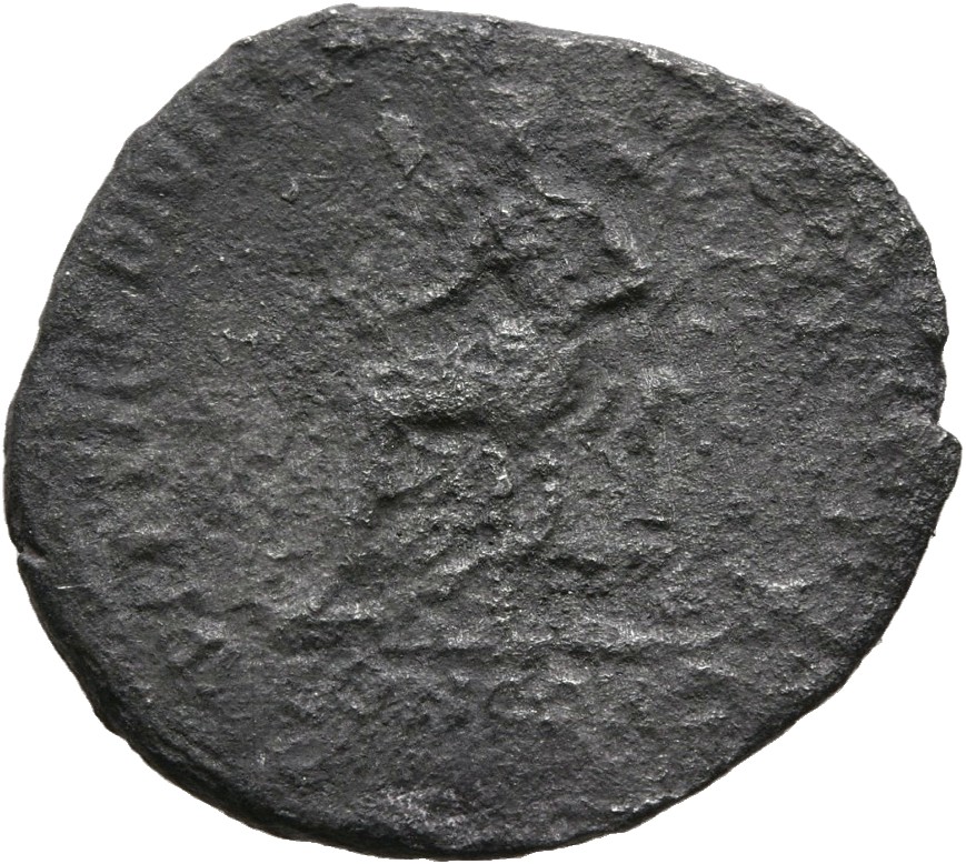 RIC II, Part 3 (second edition) Hadrian 15 Hadrian reverse, Concordia seated left on throne, holding patera and resting on...