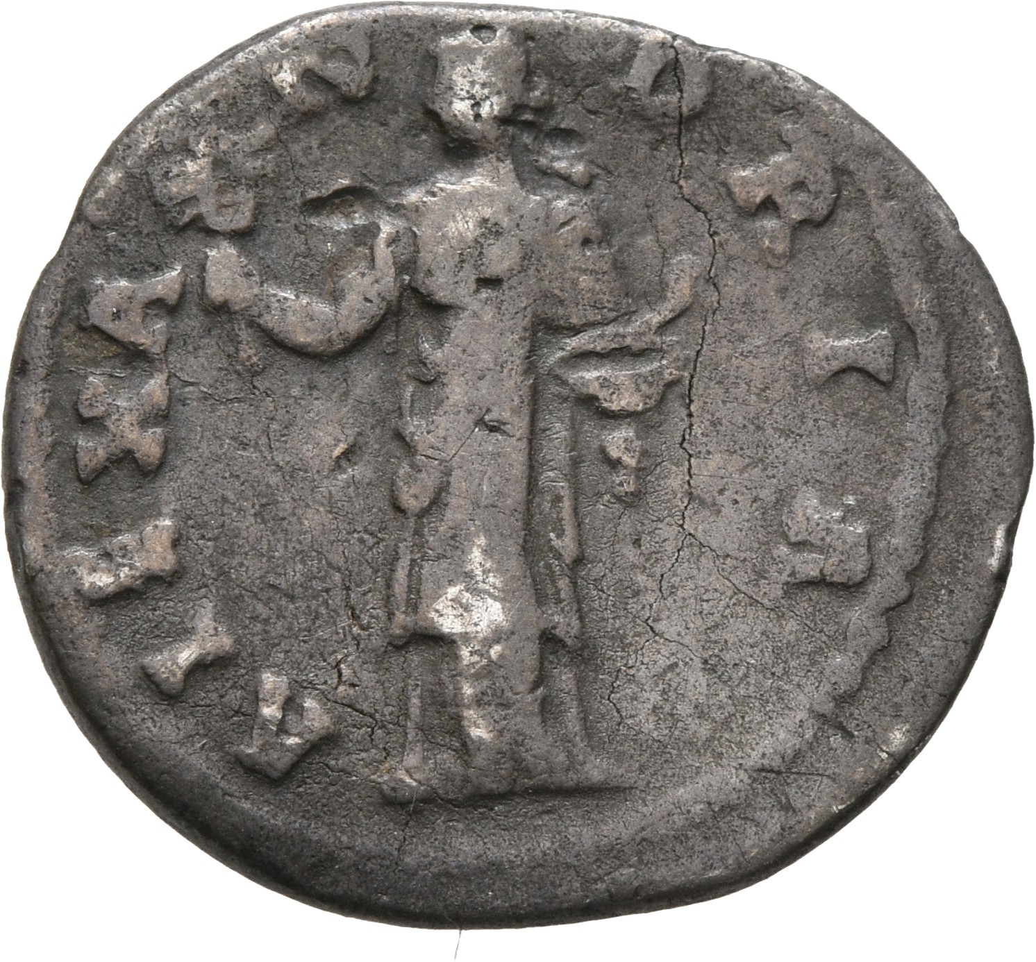 RIC II, Part 3 (second edition) Hadrian 1504 Hadrian reverse, Alexandria standing left, holding sistrum and bowl containin...