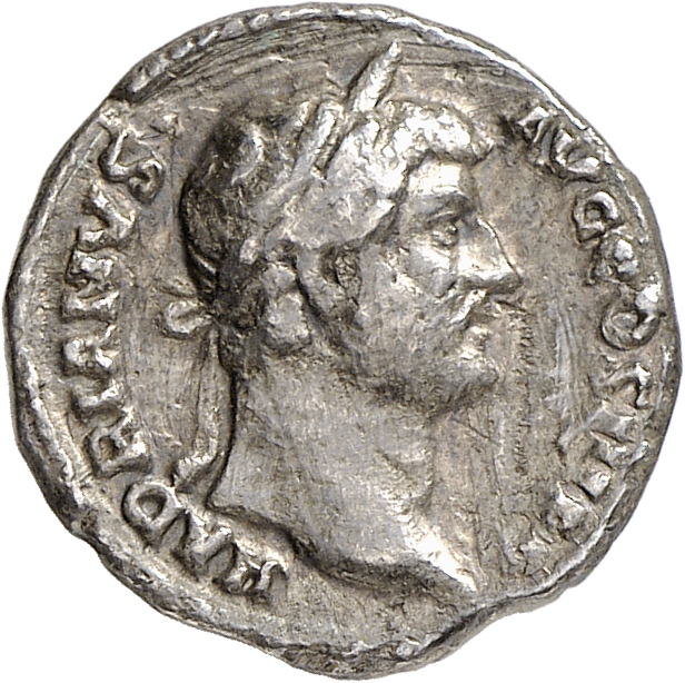 RIC II, Part 3 (second edition) Hadrian 1512 Hadrian obverse, Head of Hadrian, laureate, right