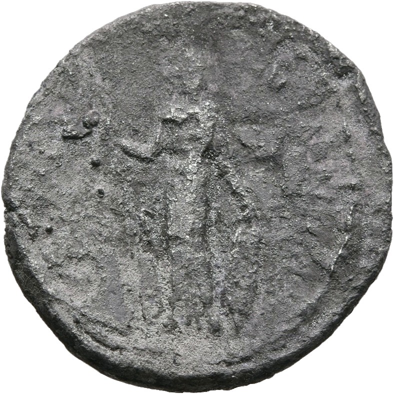 RIC II, Part 3 (second edition) Hadrian 1513 Hadrian reverse, Germania standing facing, head left, holding spear and resti...