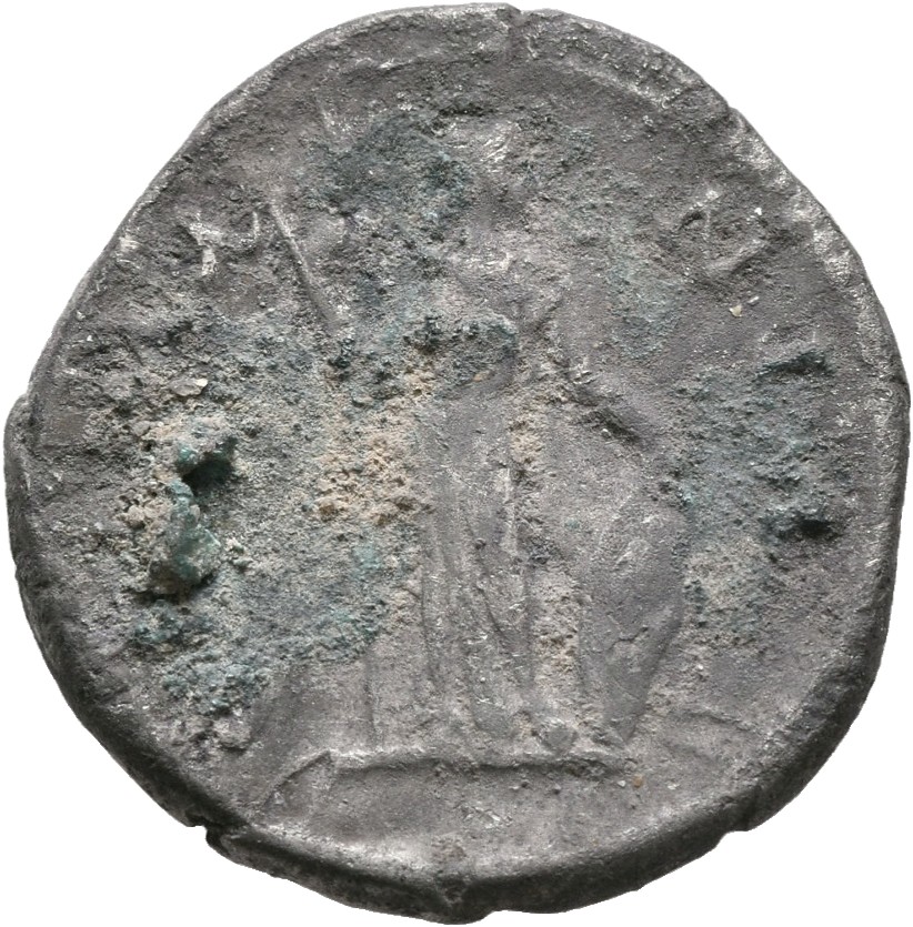 RIC II, Part 3 (second edition) Hadrian 1518 Hadrian reverse, Germania standing facing, head right, holding spear and rest...