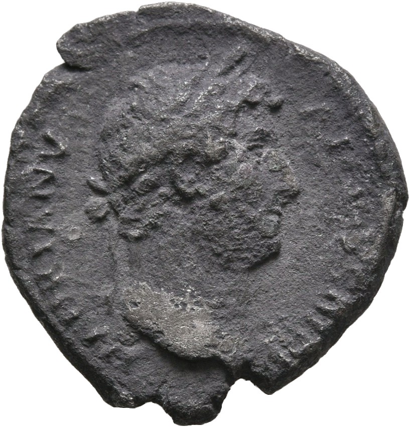 RIC II, Part 3 (second edition) Hadrian 1540 Hadrian obverse, Head of Hadrian, laureate, right