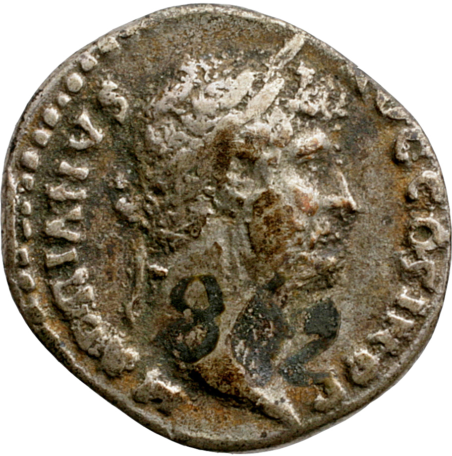 RIC II, Part 3 (second edition) Hadrian 1543 Hadrian obverse, Head of Hadrian, laureate, right