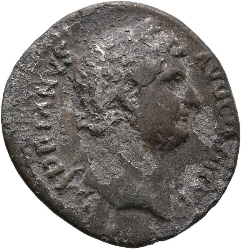 RIC II, Part 3 (second edition) Hadrian 1584 Hadrian obverse, Head of Hadrian, laureate, right