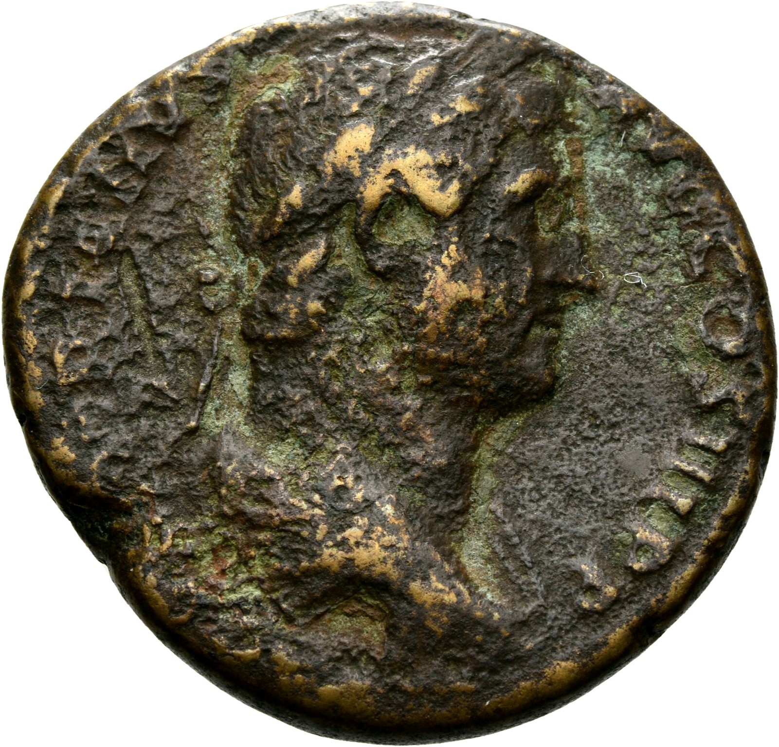 RIC II, Part 3 (second edition) Hadrian 1600 Hadrian obverse, Head of Hadrian, laureate, right