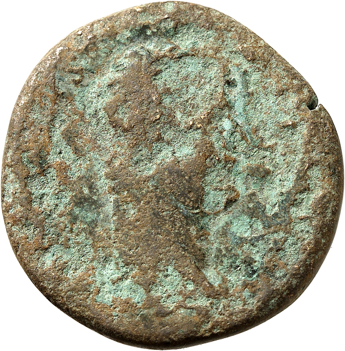RIC II, Part 3 (second edition) Hadrian 1608-1612 Hadrian obverse, Drapierte Büste des Hadrianus nach r. (mit Lorbeerkranz?).