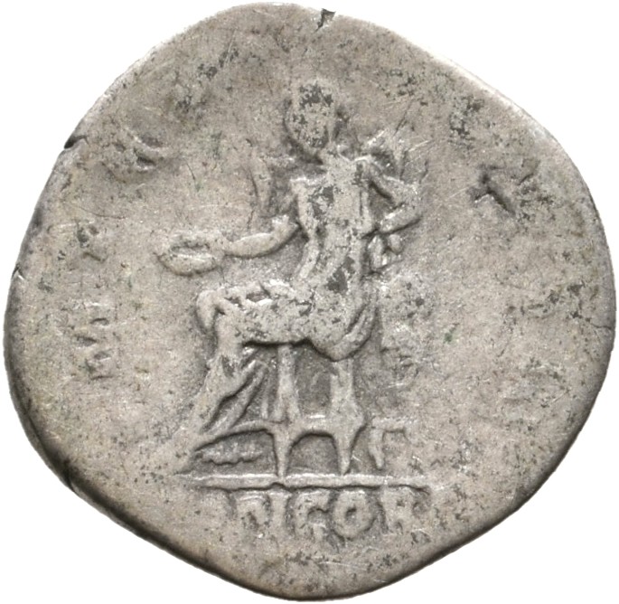 RIC II, Part 3 (second edition) Hadrian 168 Hadrian reverse, Concordia seated left on throne, holding patera and resting o...