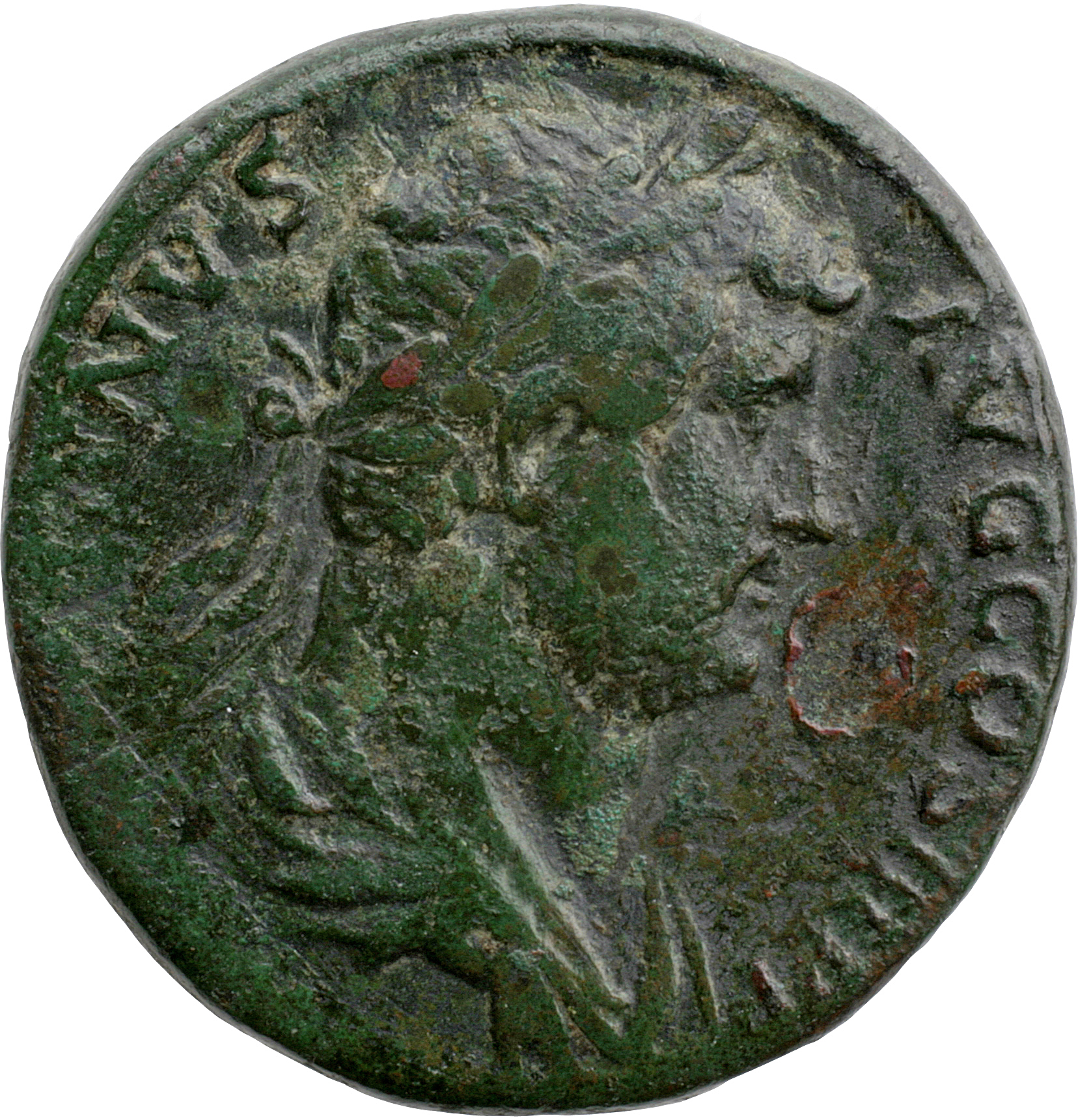 RIC II, Part 3 (second edition) Hadrian 1803 Hadrian obverse, Bust of Hadrian, laureate, draped, right, viewed from rear o...