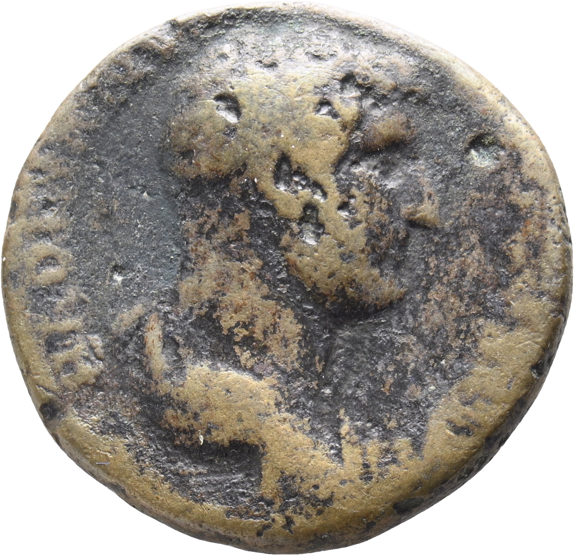 RIC II, Part 3 (second edition) Hadrian 1822 Hadrian obverse, Bust of Hadrian, draped, right, viewed from rear or side