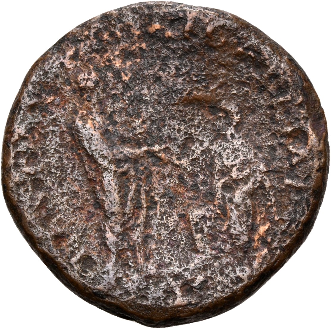 RIC II, Part 3 (second edition) Hadrian 1852 Hadrian reverse, Hadrian standing right, holding scroll and raising kneeling ...